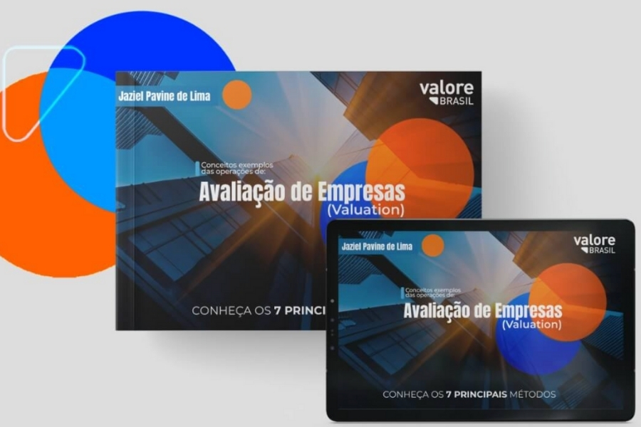 Capa do E-book sobre Avaliação de Empresas e Métodos de Valuation